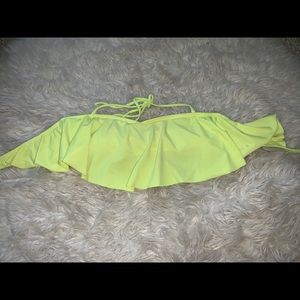 Yellow bikini top